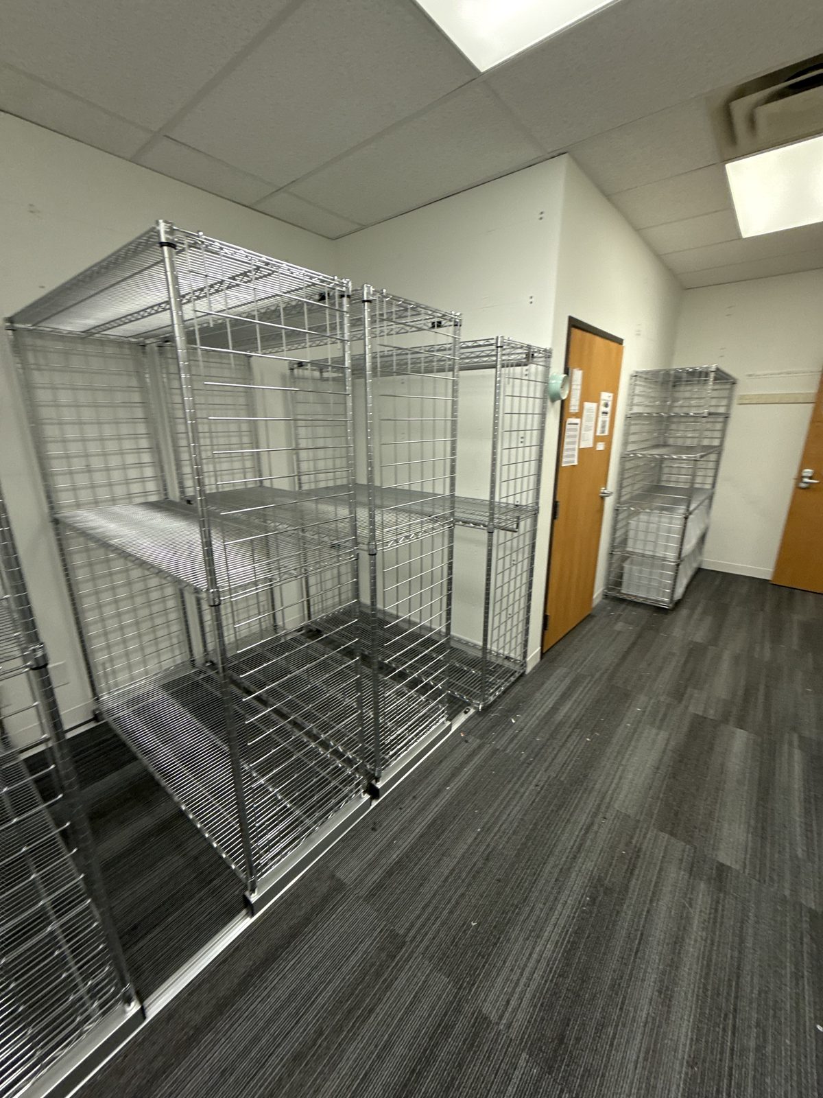 Albuquerque room view showing door and work table