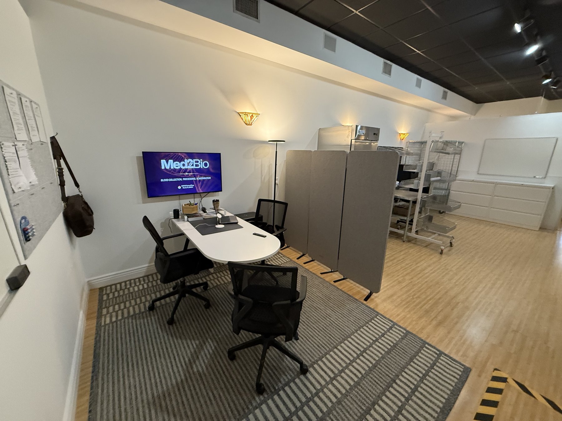 Conference room and back office area