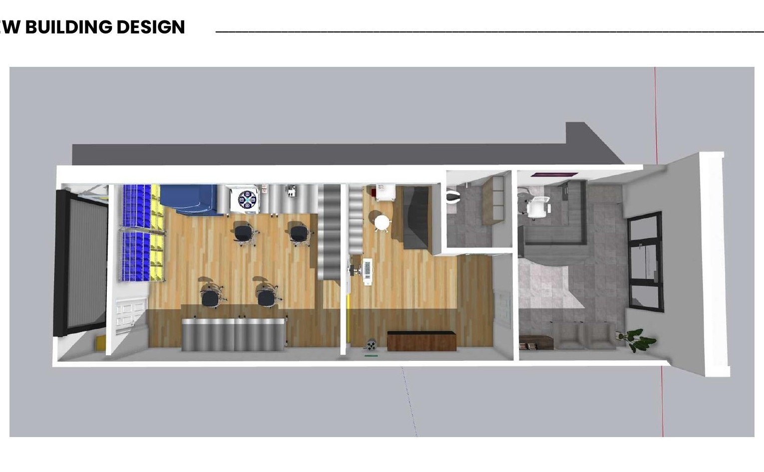 Med2Bio new building design floor plan